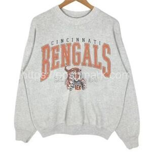 Cincinnati Bengals 1967 Retro Team Graphic Football Unisex Fan Sweatshirt